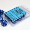 Opaque - Blue/White - d10, 10 st