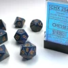 Opaque - Dusty Blue/Copper - Dice set