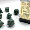 Opaque - Dusty Green/Copper - Dice set