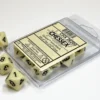 Opaque - Ivory/Black - d10, 10 st