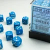 Opaque - Light Blue/White - d6, 36 st (12 mm, prickar)