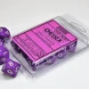 Opaque - Purple/White - d10, 10 st
