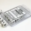 Opaque - White/Black - d10, 10 st