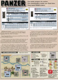 Panzer: Game Expansion Set, Nr 4 - France 1940 (Exp.)