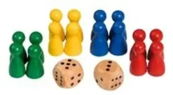 Philos: Spelpjäser Med 2 Tärningar