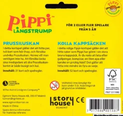 Pippi Långstrump: Två olika Kortspel (Kärnan)