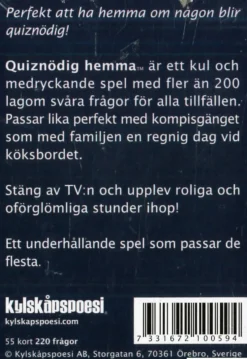 Quiznödig - Hemma