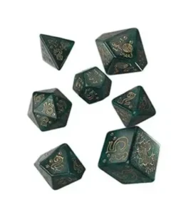 Q-Workshop: Jumbo Cats Dice Set - Merlin