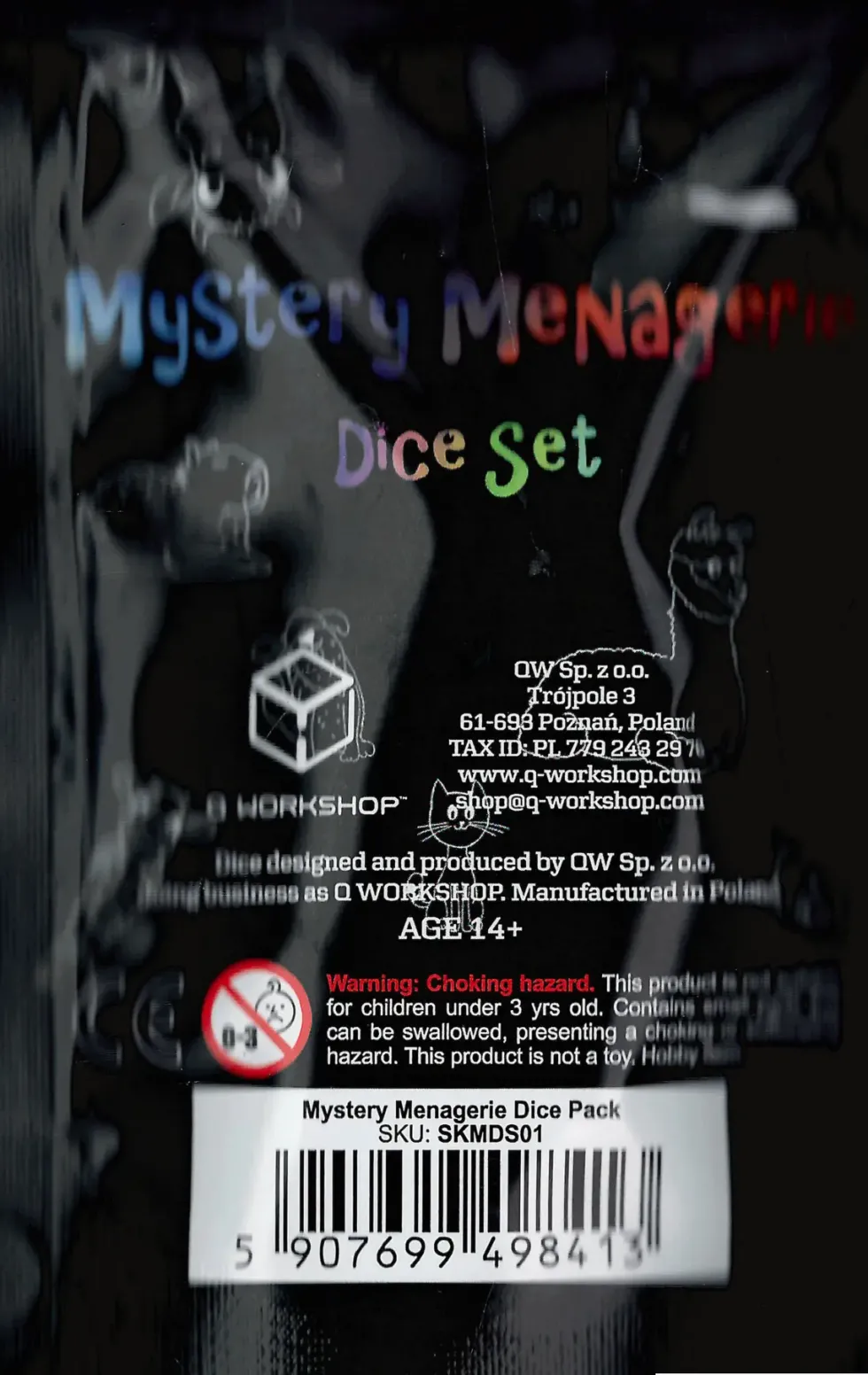 Q-Workshop: Mystery Menagerie Dice Set