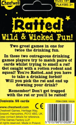 Ratted, Drinking Games