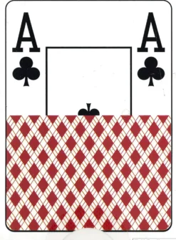 Red Plastic Poker Cards (Philos)