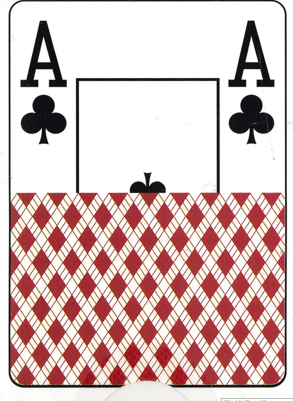 Red Plastic Poker Cards (Philos)