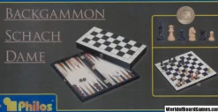 Schack/Chess - Backgammon - Checkers set