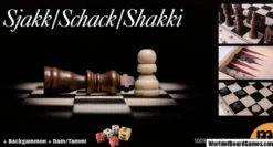 Schack/Chess - Backgammon - Dam, 30 mm (Rationella Media)