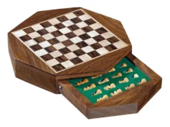 Schack/Chess: Reseversion, Oktagon, 13mm (Magnetisk)