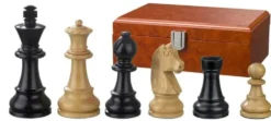 Schackpjäser/Chesspieces: Ludwig XIV, 78 mm (med låda)