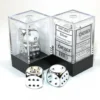 Silverplated Metallic d6, 2 st (16 mm, prickar)