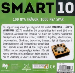 Smart10: Frågekort - Mat & Vin (Extra frågor) (Exp.)
