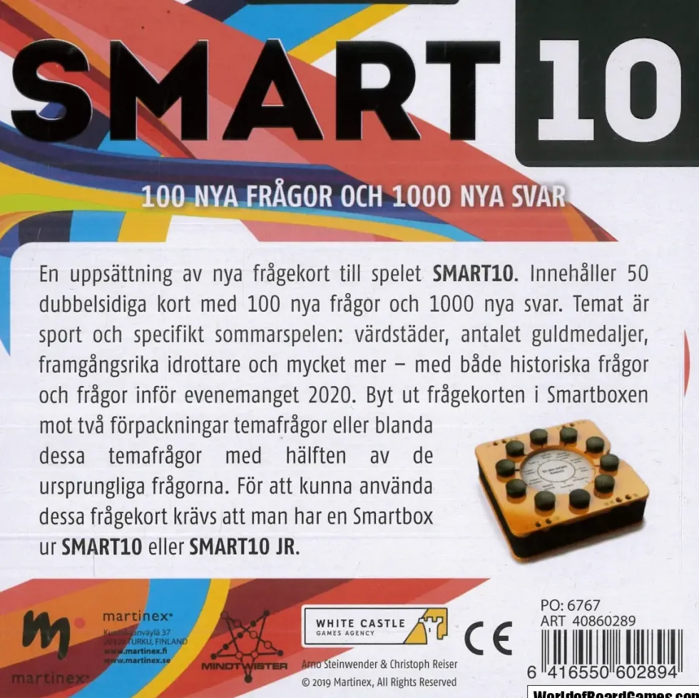 Smart10: Frågekort - Sommarspelen (Extra frågor) (Exp.)