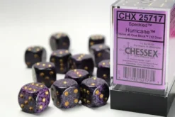 Speckled: Hurricane - d6, 12 st (16 mm, prickar)