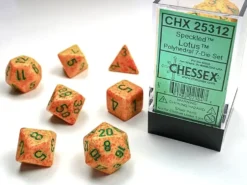 Speckled - Lotus - Dice set