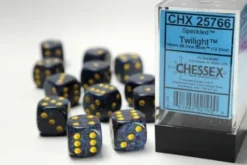 Speckled: Twilight - d6, 12 st (16 mm, prickar)