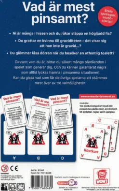 Spelet för personer som hamnar i pinsamma och genanta situationer
