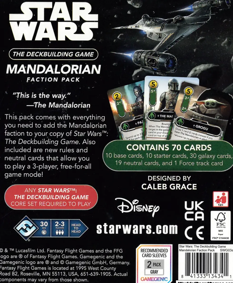 Star Wars: The Deckbuilding Game - Mandalorian Faction Pack