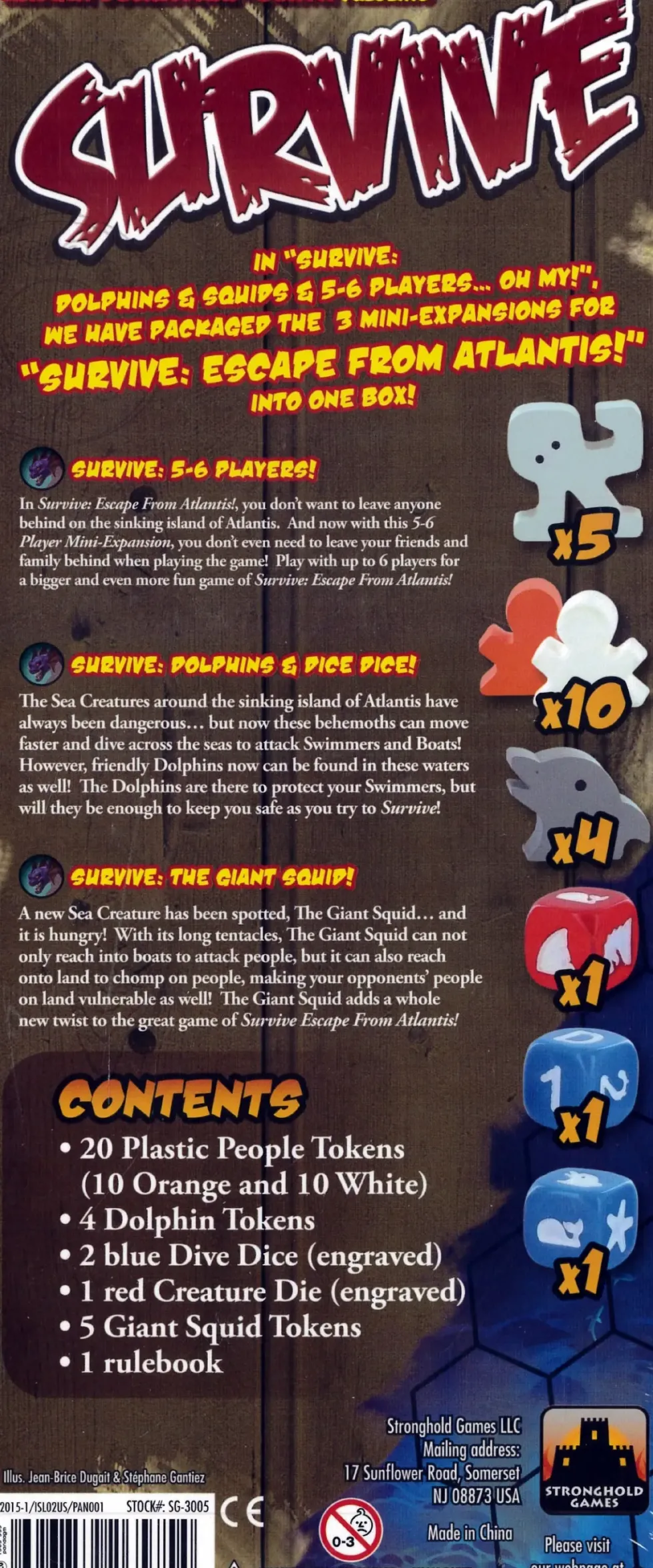 Survive: Dolphins & Squids & 5-6 Players...Oh My! (Exp.)