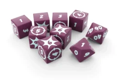 The Troubleshooters: Purple Dice Set (9)
