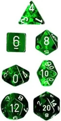 Translucent - Green - Dice Set