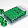 Translucent - Green - d10, 10 st