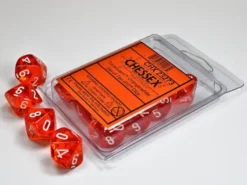 Translucent - Orange - d10, 10 st