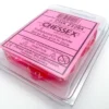 Translucent - Pink/White - d10, 10 st