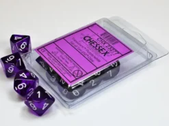 Translucent - Purple - d10, 10 st