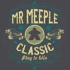 T-shirt: Mr. Meeple - Classic, Play to Win (Grey) - Woman's 2X-Large