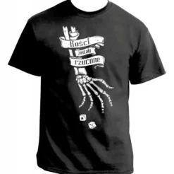 T-shirt: Mr. Meeple - Kosci Zostaly Rzucone (Black) - Small