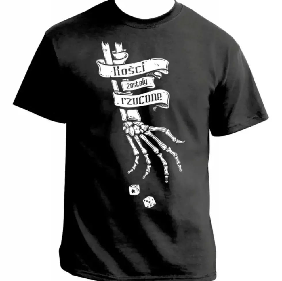 T-shirt: Mr. Meeple - Kosci Zostaly Rzucone (Black) - X-Large