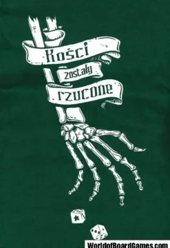T-shirt: Mr. Meeple - Kosci Zostaly Rzucone (Green) - Small