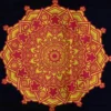 T-shirt: Mr. Meeple - Mandala (Black) - X-Large