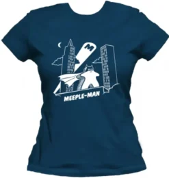 T-shirt: Mr. Meeple - Meeple-Man (Navy) - Woman's Large