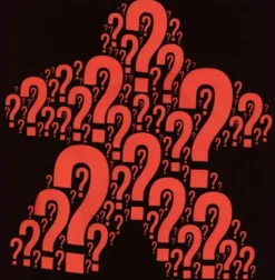T-shirt: Mr. Meeple - ???, Red Meeple (Black) - 2X-Large
