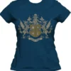 T-shirt: Mr. Meeple - Semper Ludens (Dark Blue) - Woman's Medium