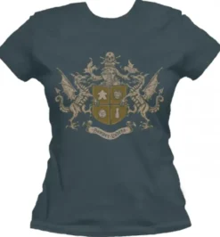 T-shirt: Mr. Meeple - Semper Ludens (Grey) - Woman's Small