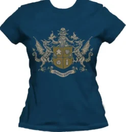 T-shirt: Mr. Meeple - Semper Ludens (Dark Blue) - Woman's 2X-Large