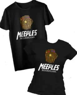 T-shirt: Mr. Meeple - Thanos Meeple Infinity Glove (Black) - X-Large