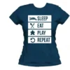 T-shirt: Mr. Meeple - To Do List (Navy) - Woman's X-Large
