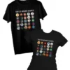 T-shirt: Mr. Meeple - Top 25 Board Games (Black) - Woman's 2X-Large