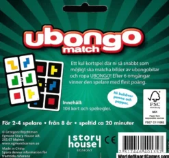 Ubongo Match - Kortspel (SVE)