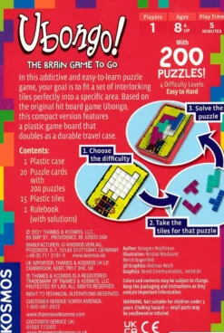 Ubongo: The Brain Game to Go!